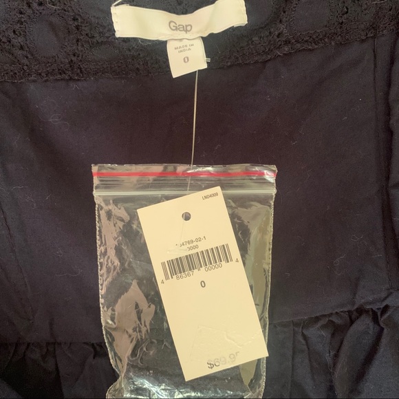 NWT Gap Navy Eyelet Dress - Picture 6 of 8